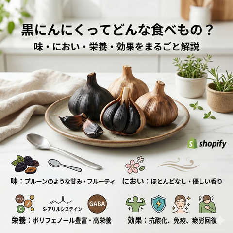 黒にんにくってどんな食べもの？味・におい・栄養・効果をまるごと解説